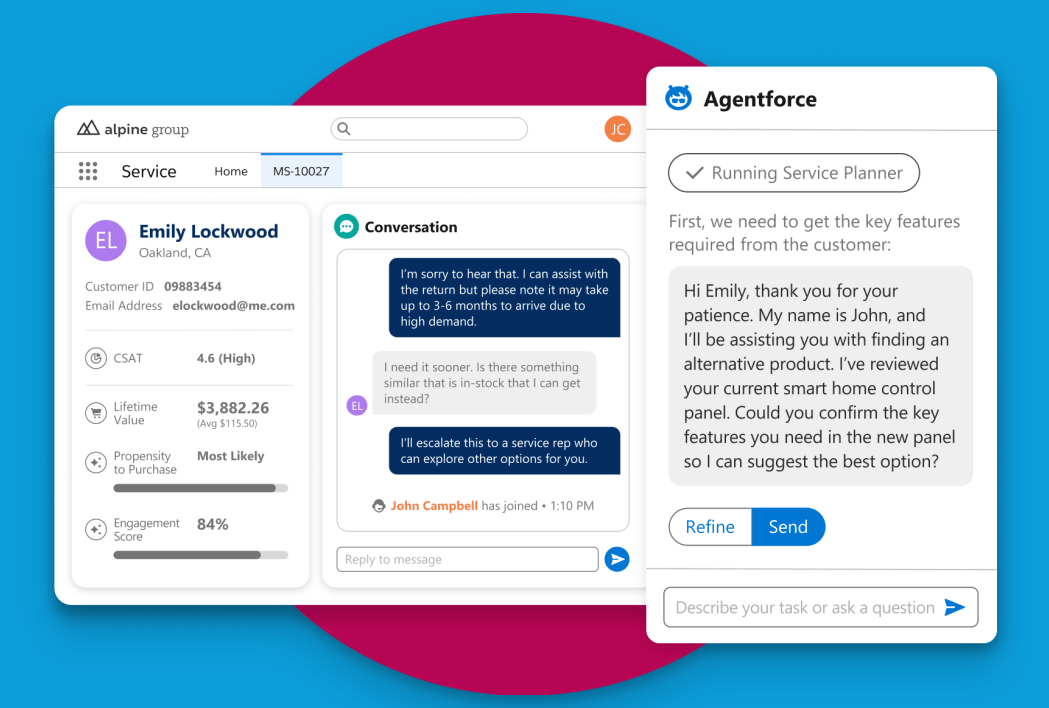 Salesforce service cloud inbox and live chat