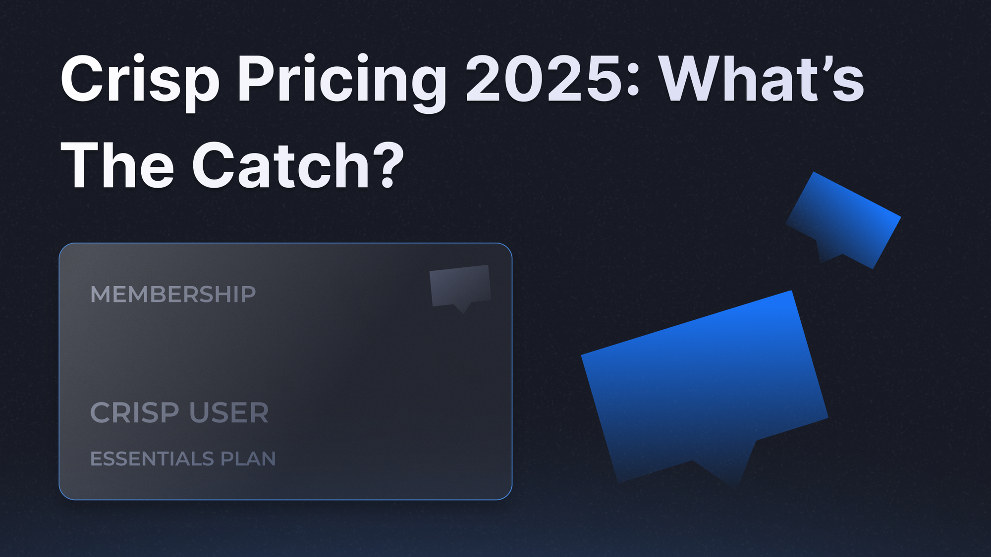 Crisp pricing review and overview 2025.