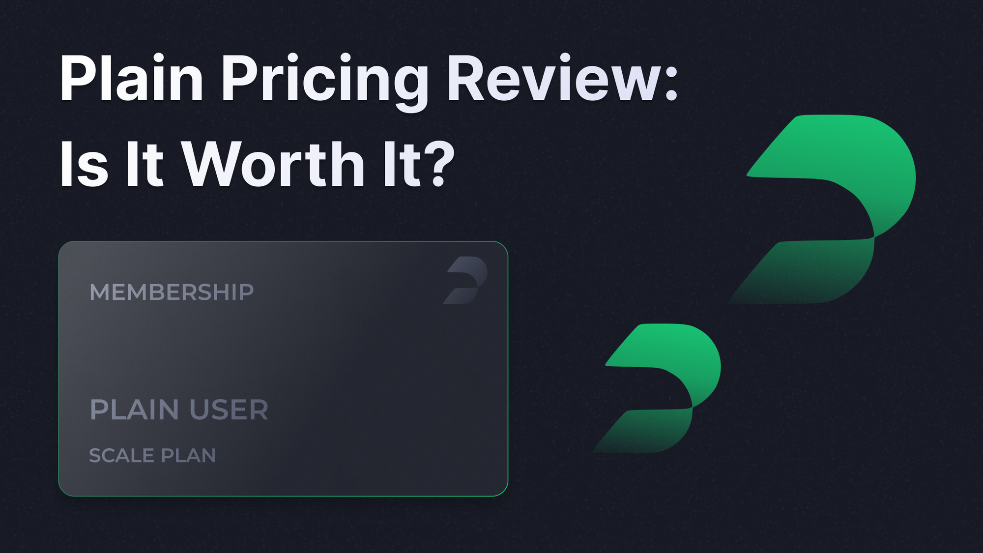 Plain pricing comparison and overview.