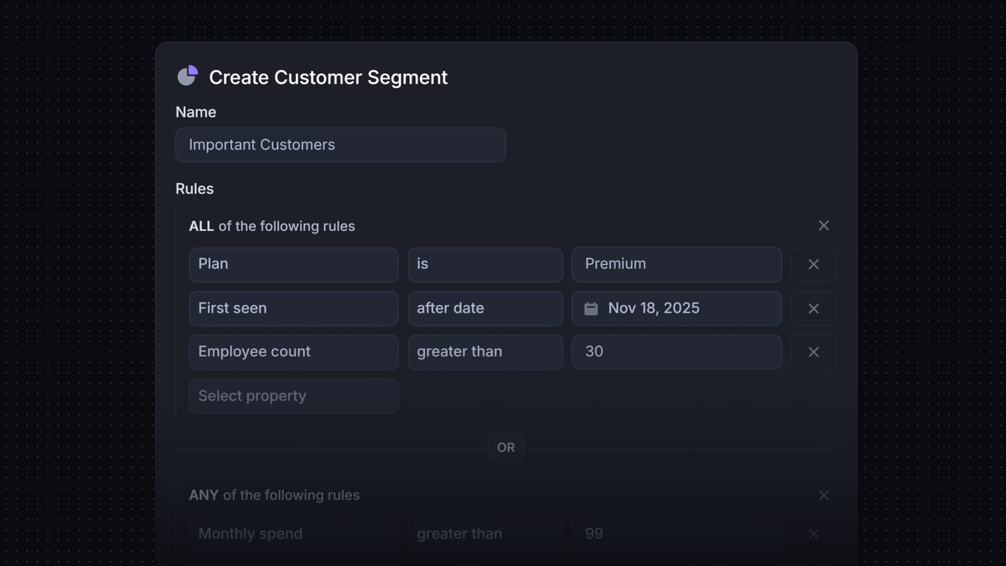 Segment customers by their data to prioritize better (e.g. paying customers).