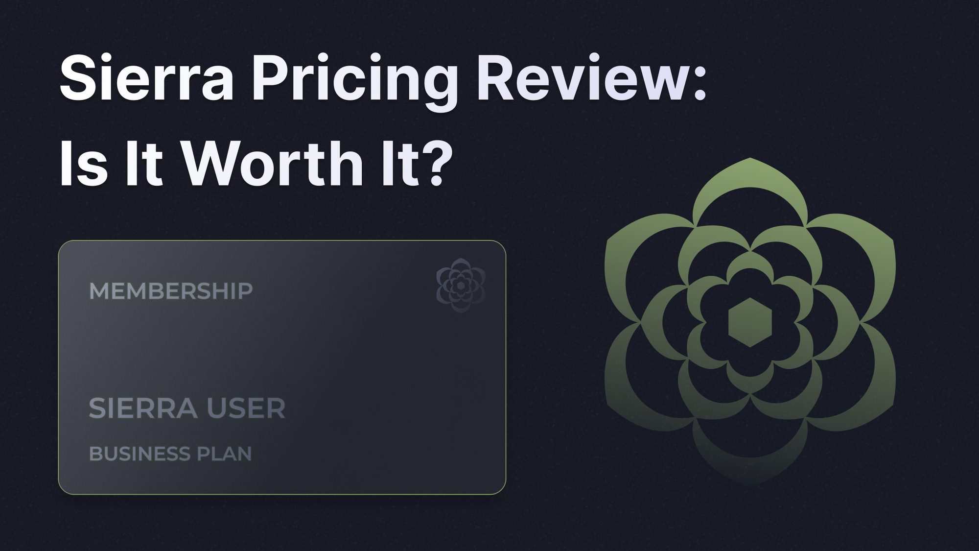 Sierra AI pricing 2026 illustration