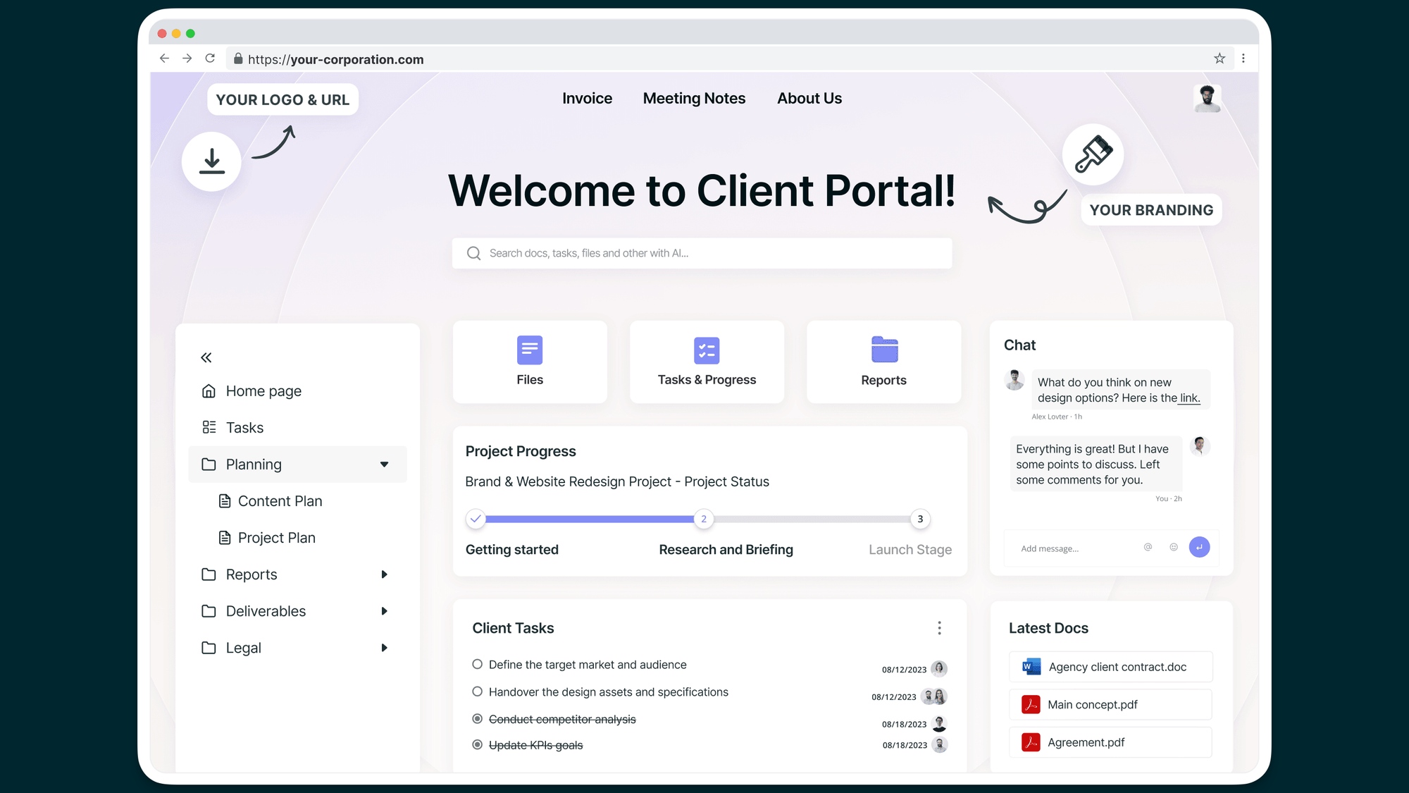 Fusebase customer portal.