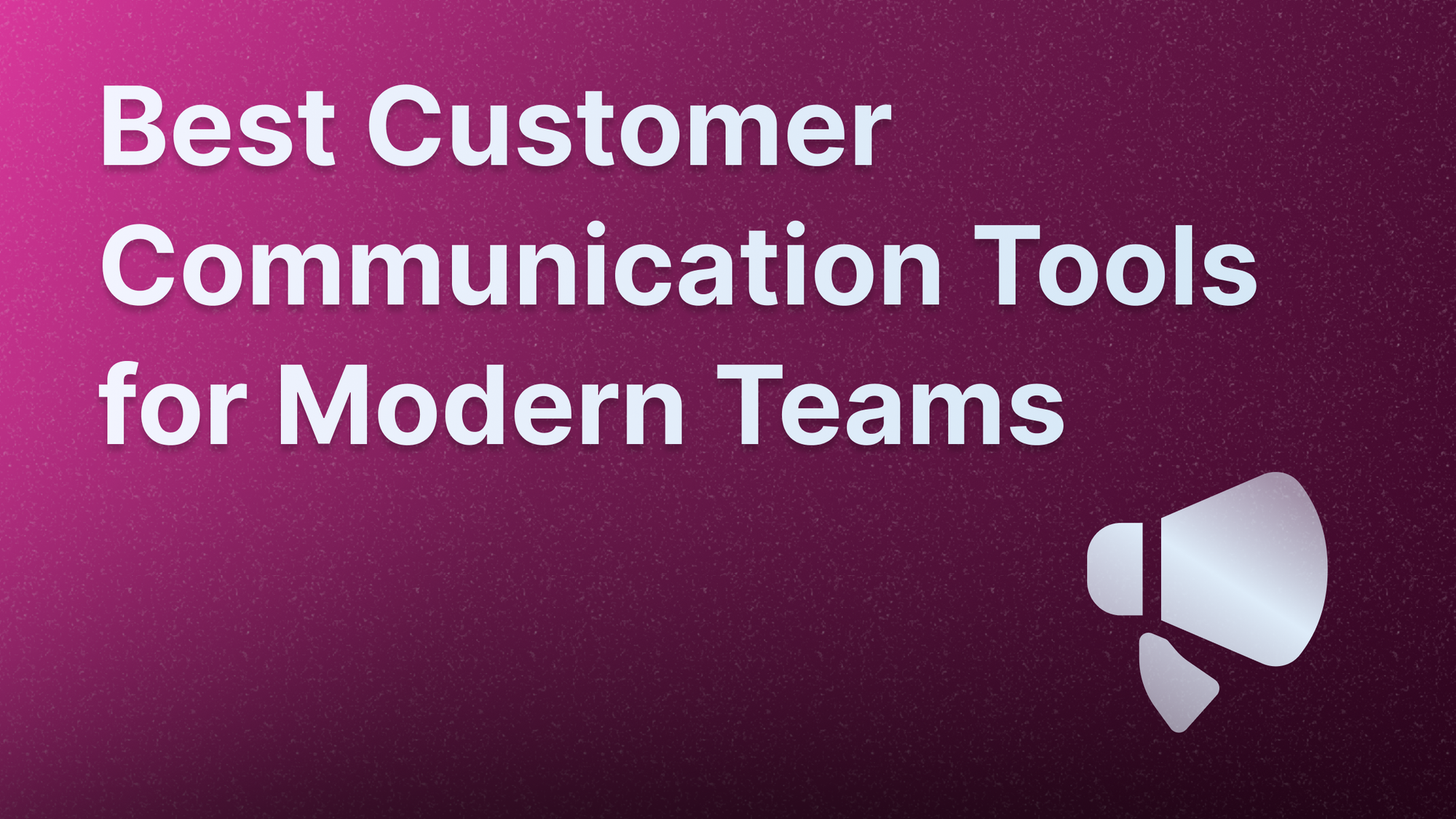 Customer communication tools illustration.