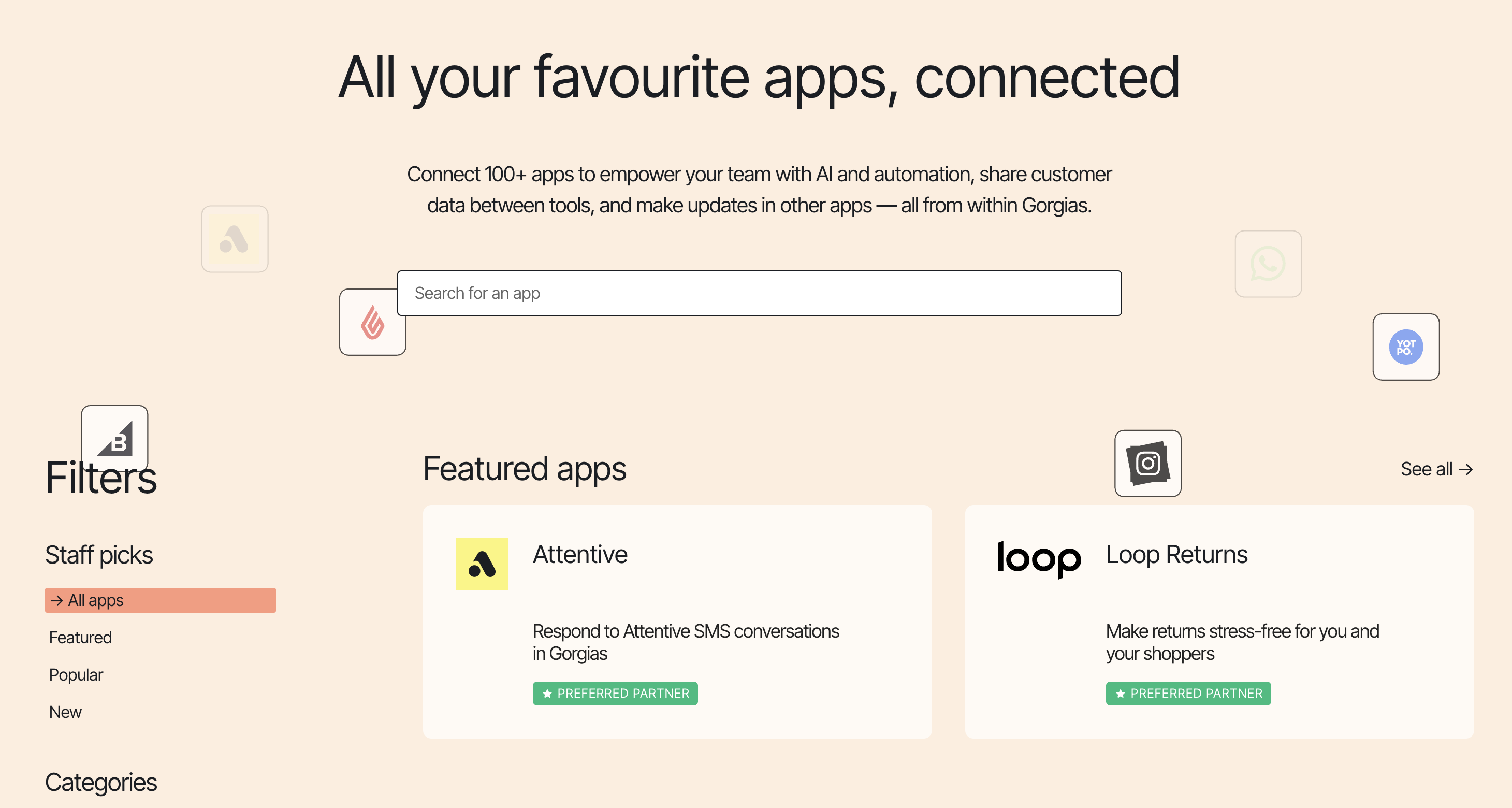 Gorgias illustrations.