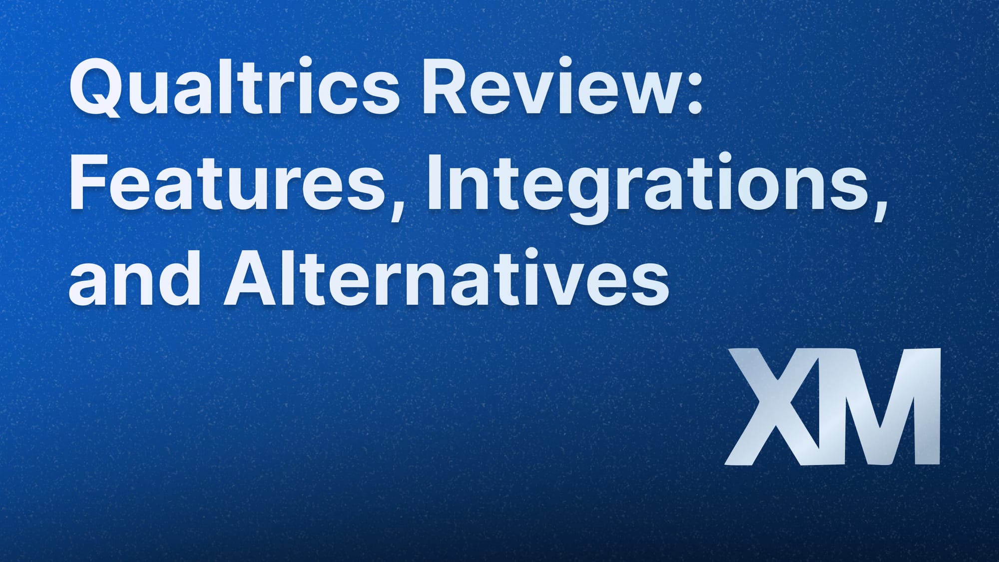 Qualtrics analysis and review cover.