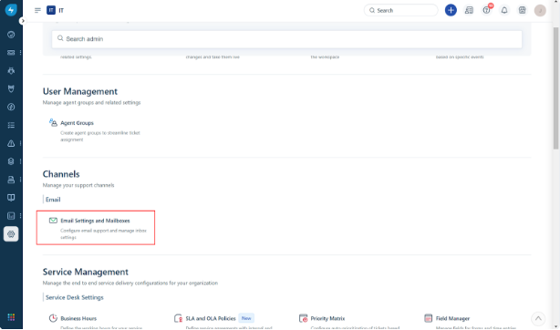 Freshservice dashboard