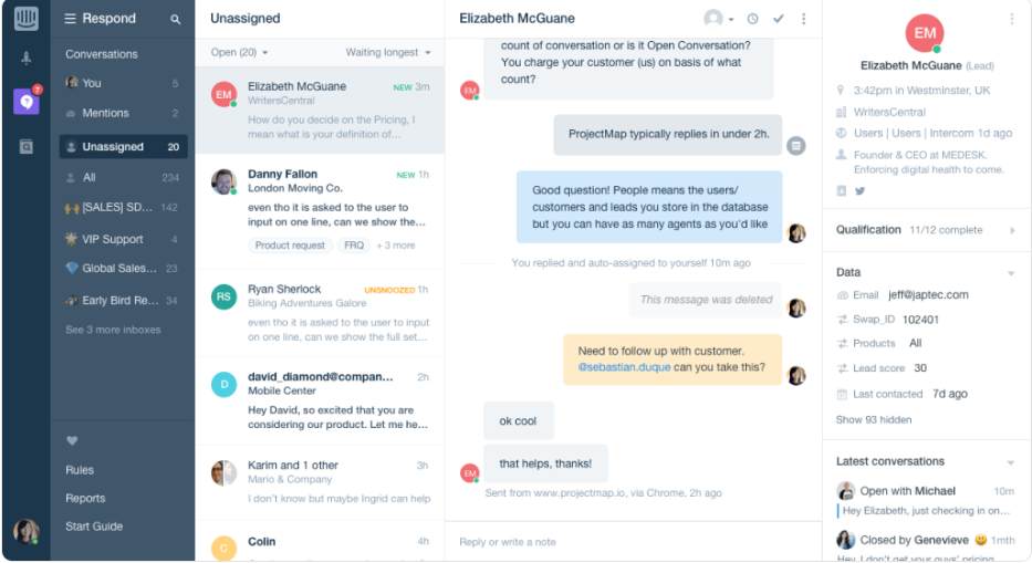 Intercom ticketing system
