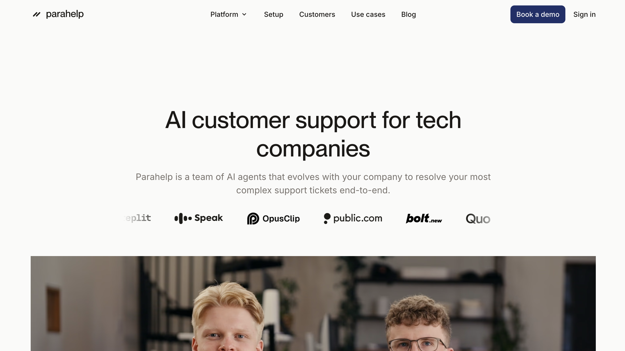 Parahelp website.