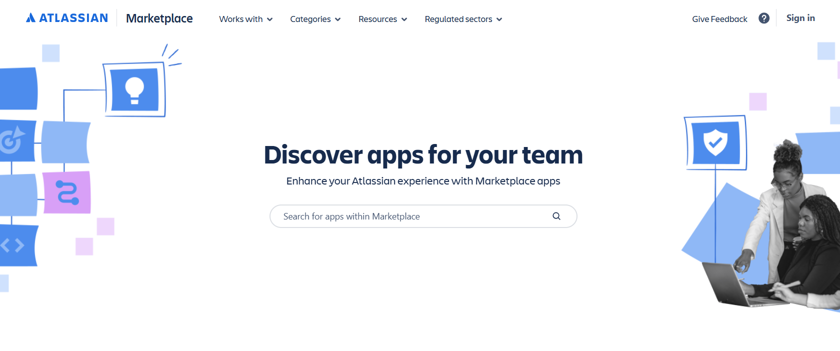 Jira's marketplace for all integrations