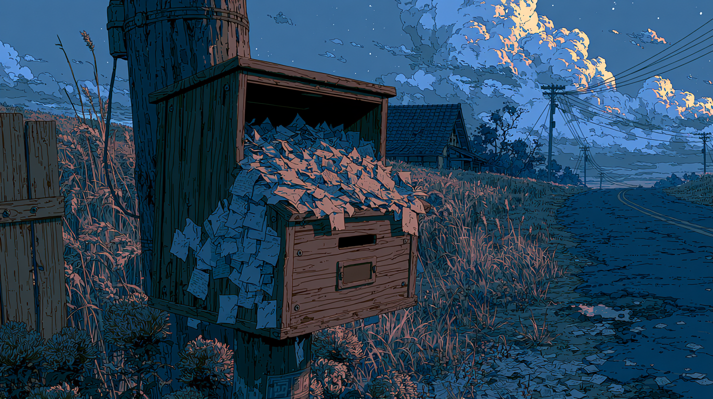 Complaint box overflowing with customer notes, representing a large volume of customer complaints.