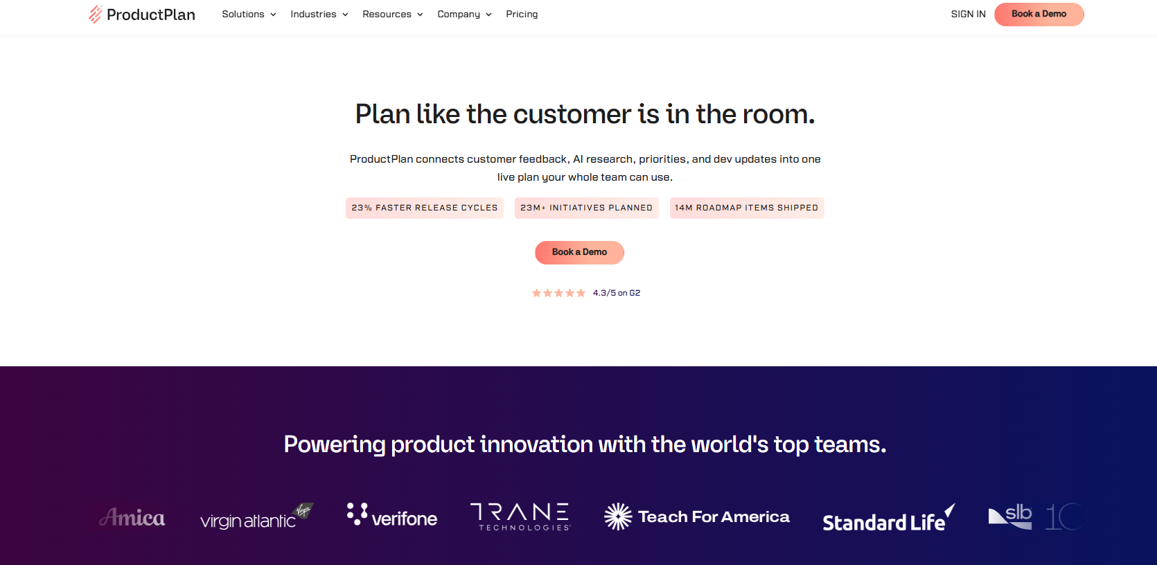 ProductPlan website