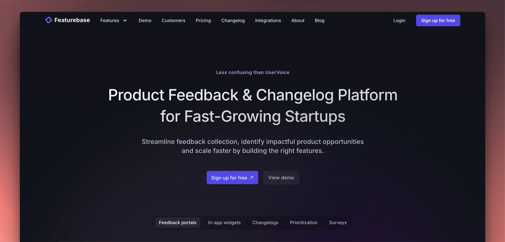 Featurebase is the best enterprise feedback management tool.
