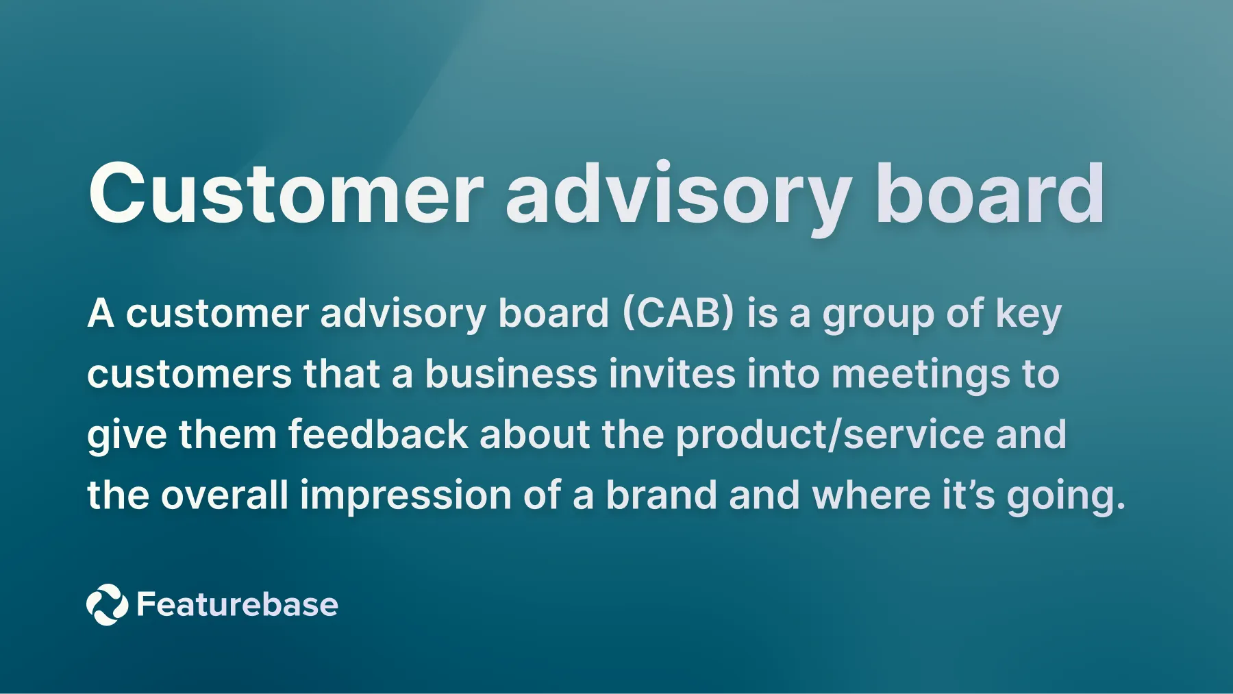 customer advisory board definition.