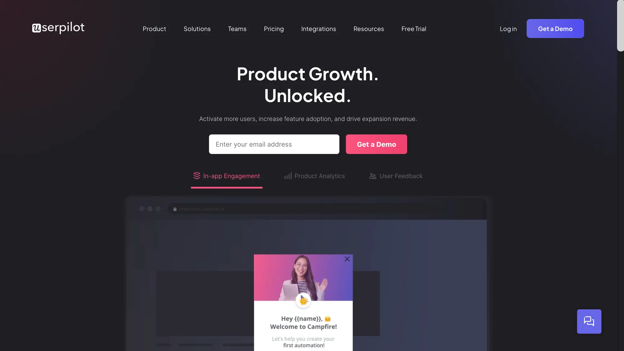 Userpilot is an all-in-one digital adoption platform.
