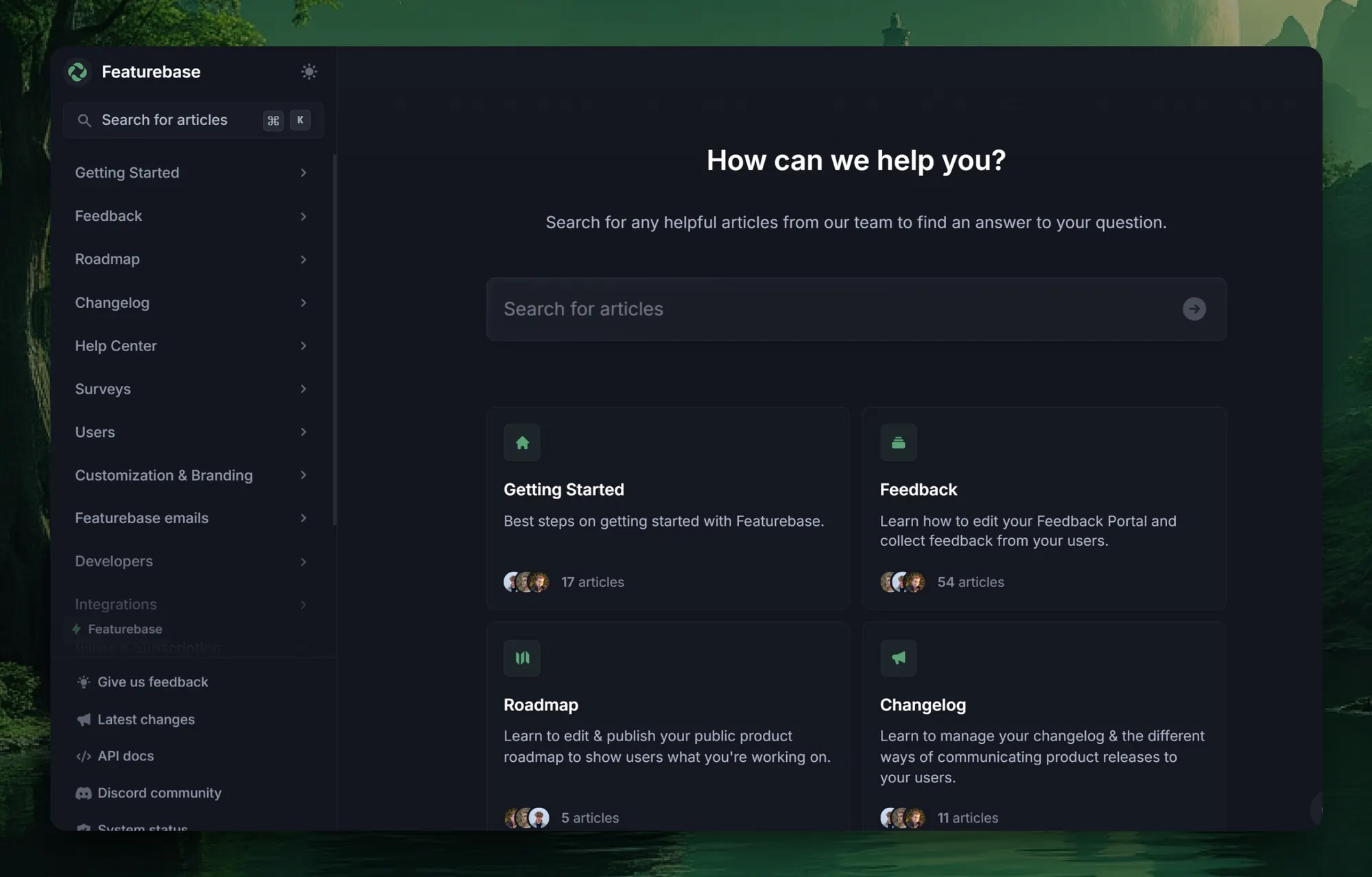 Featurebase is the best all-around AI knowledge base.