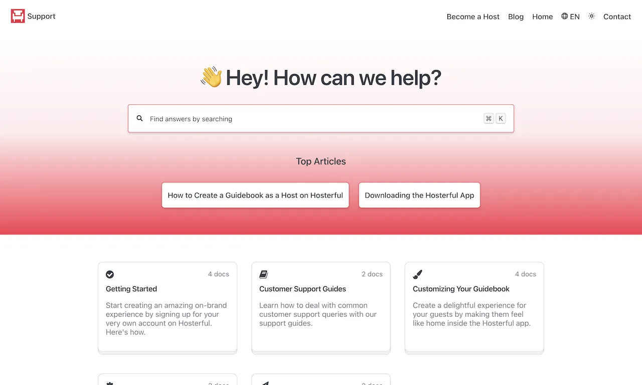 HelpDocs knowledge base.