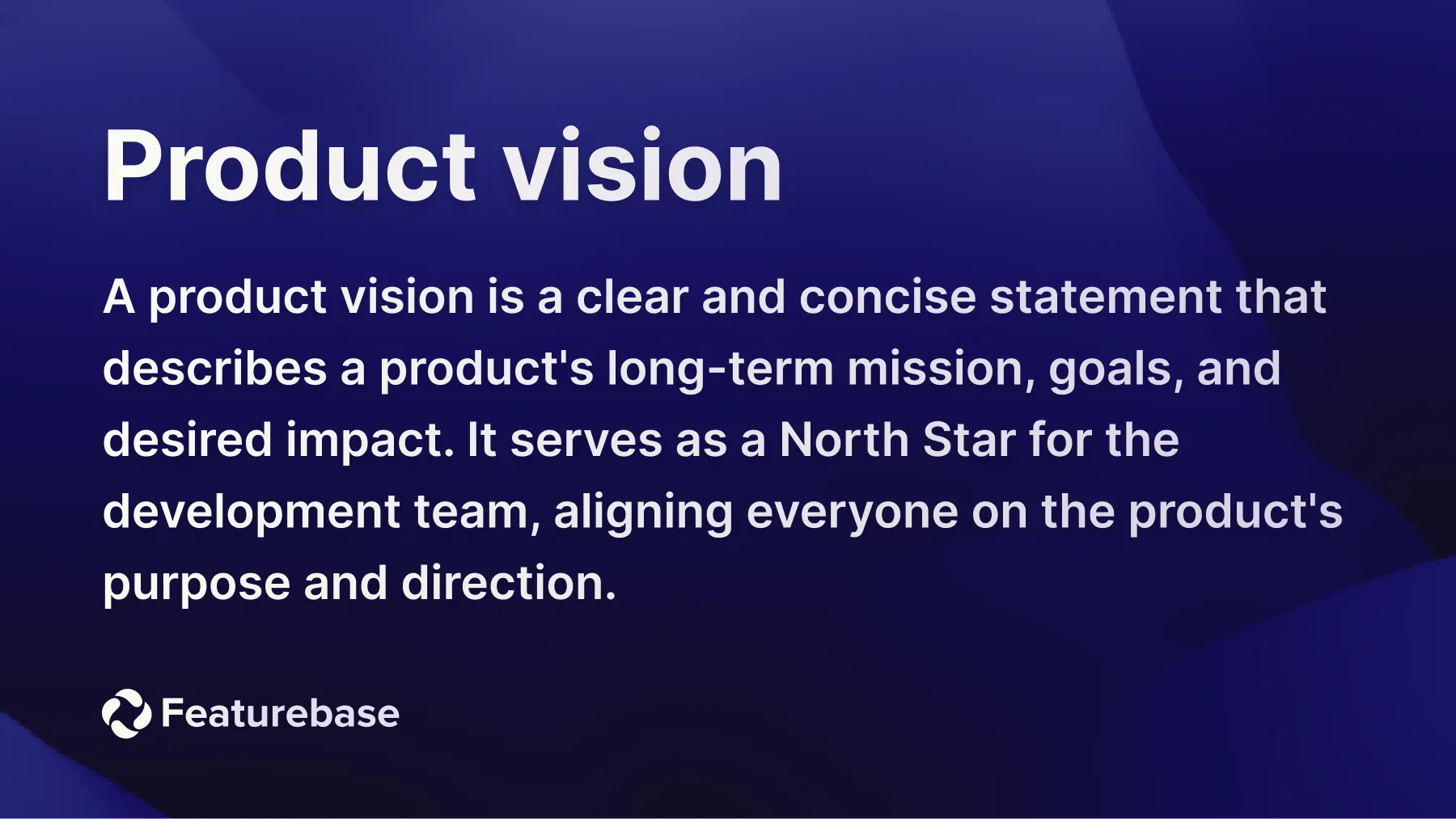 product vision definition.