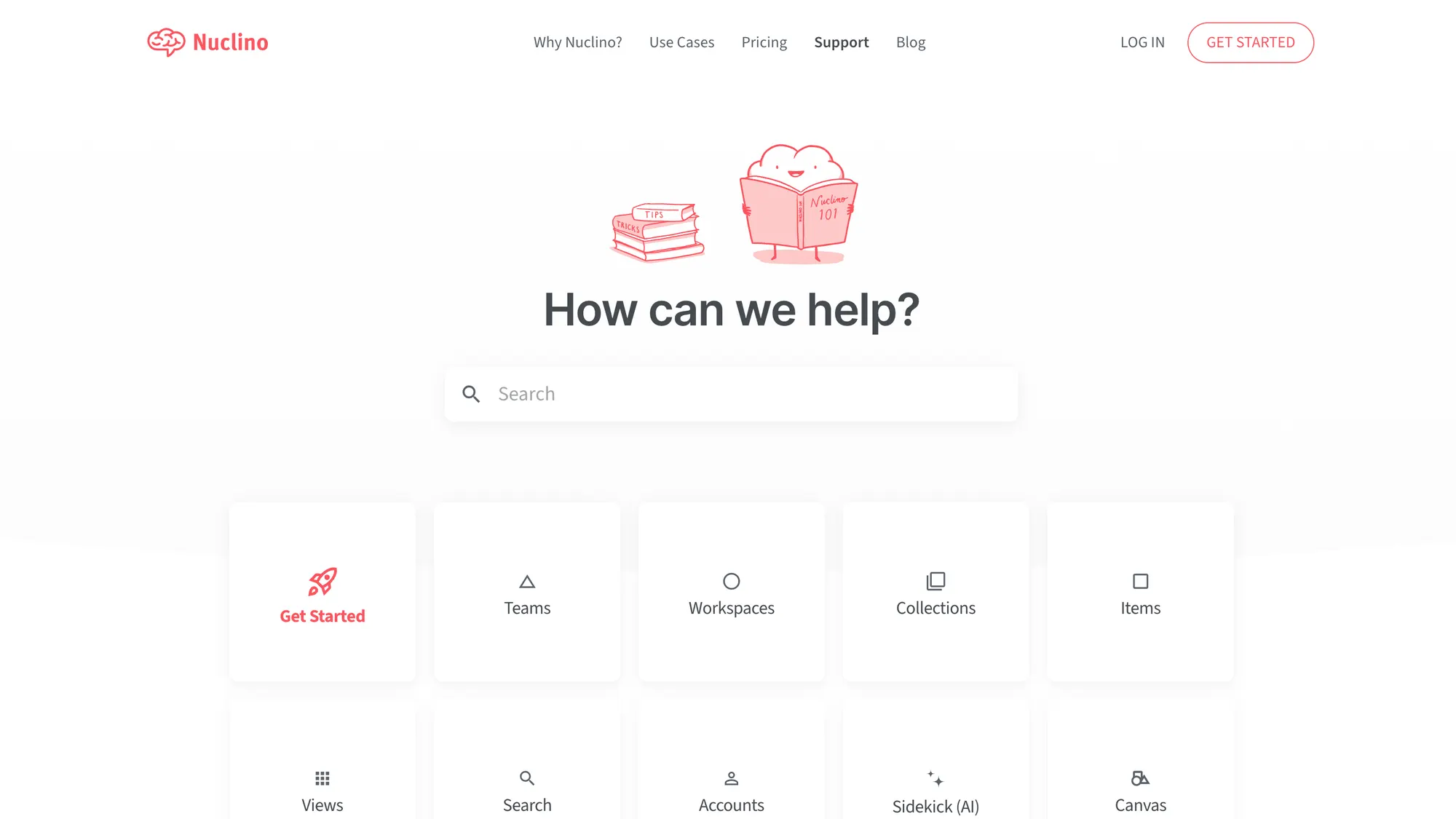 Nuclino knowledge base.