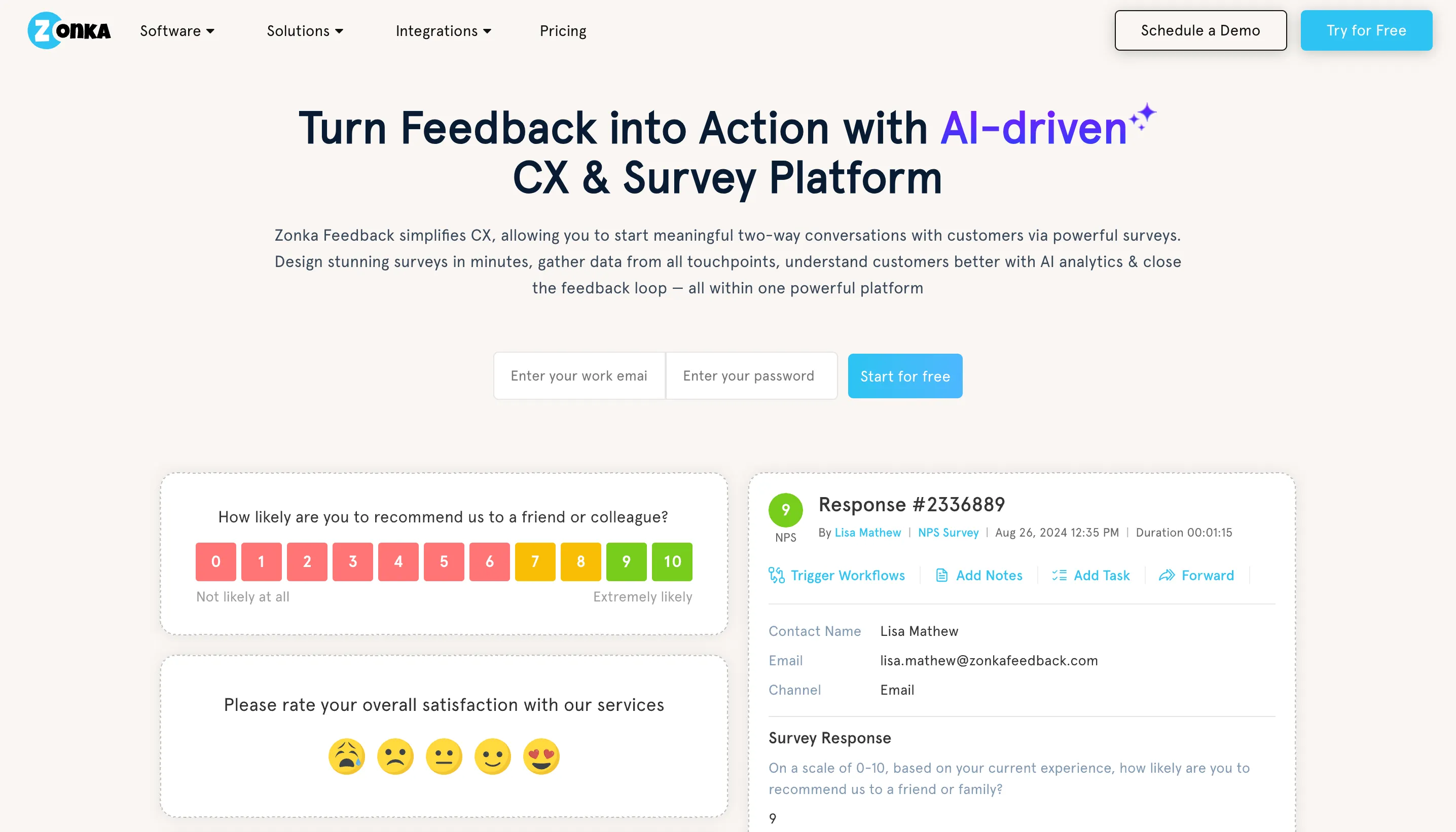 Website feedback tool: Zonka