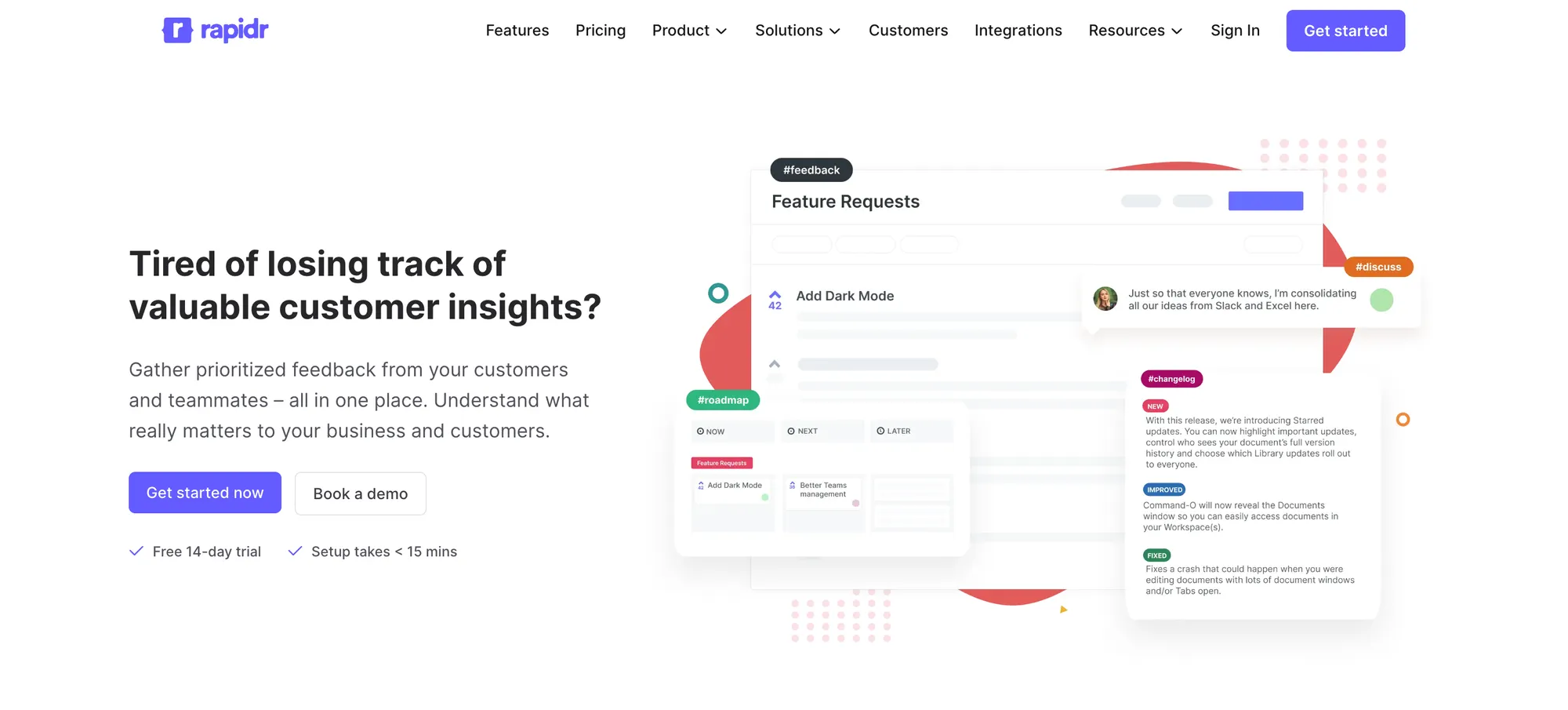 Website feedback tool: Rapidr