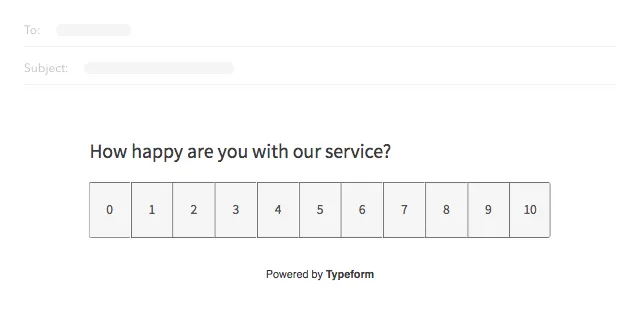 Typeform embedded widget.