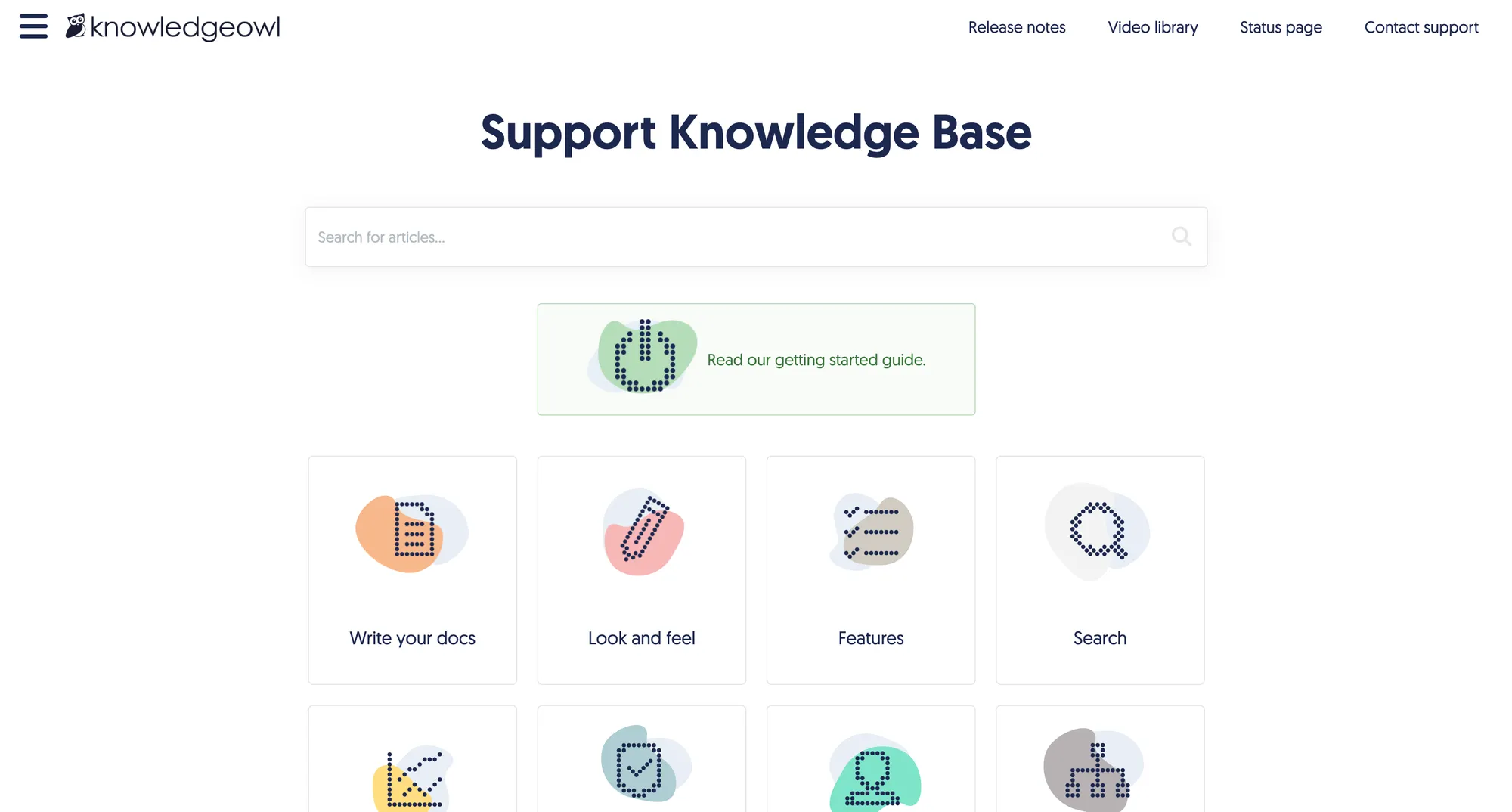 KnowledgeOwl's support docs.