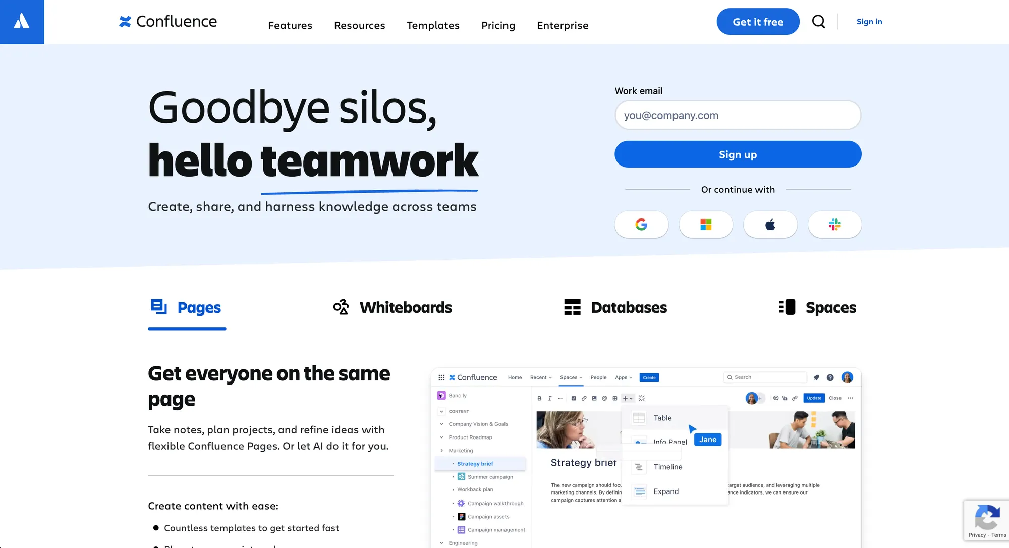Confluence is a popular teamwork platform.