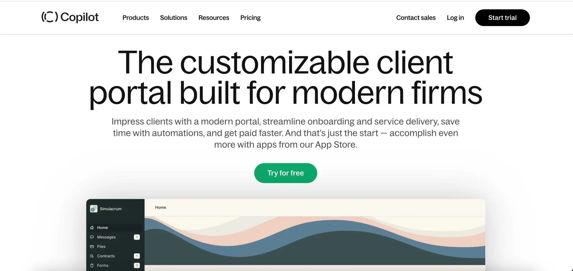 Copilot's website.