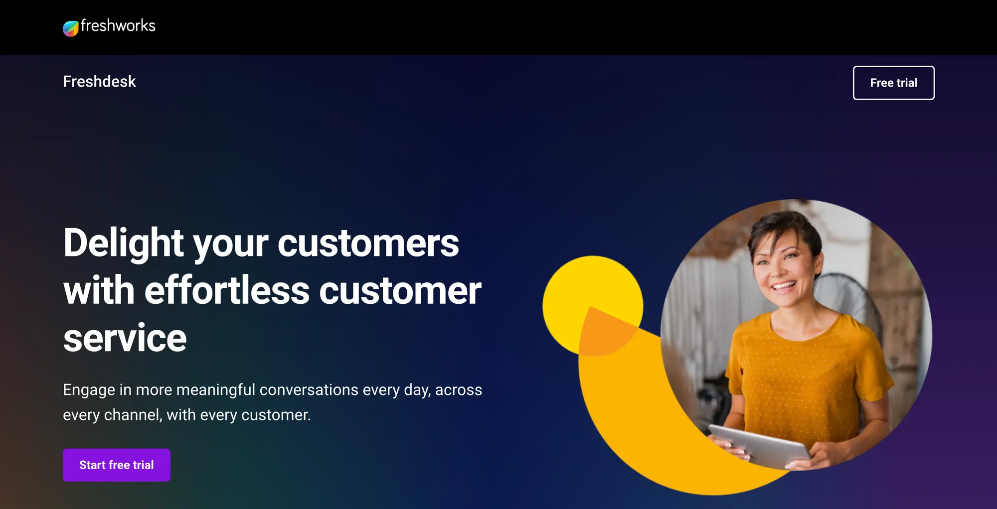 Freshdesk website.