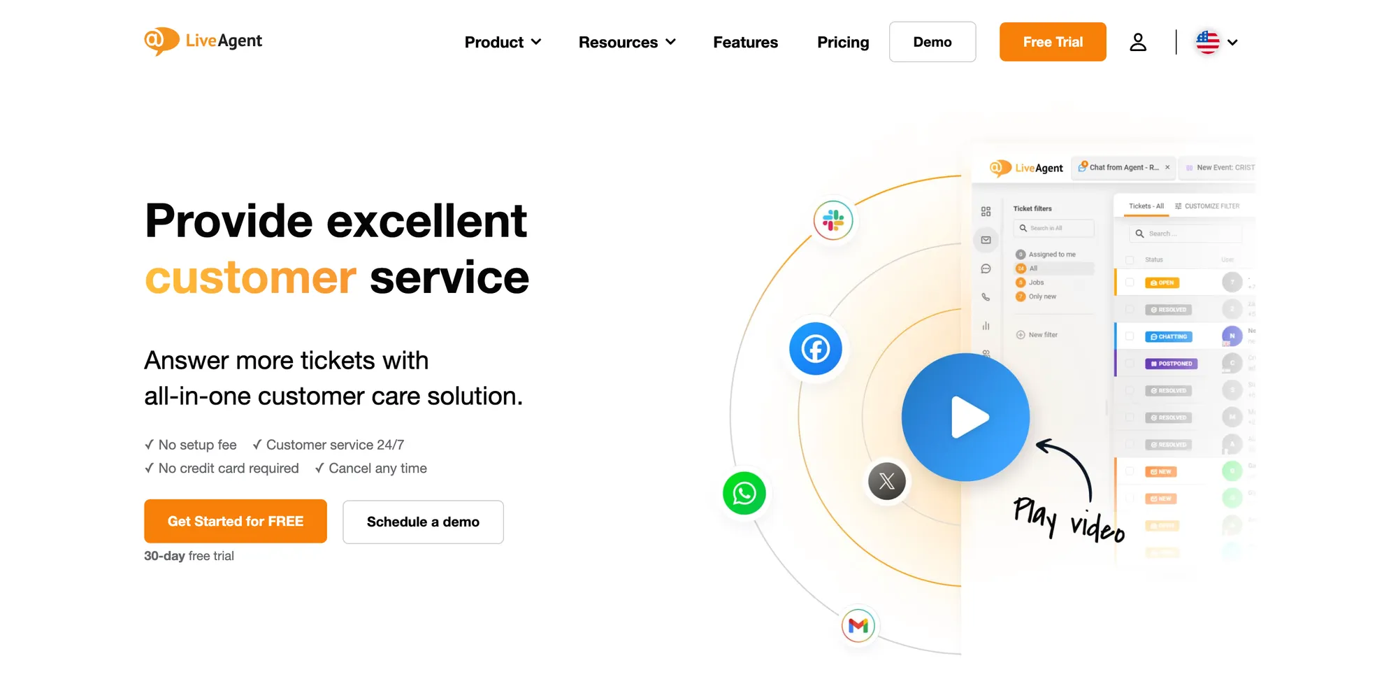 LiveAgent website.