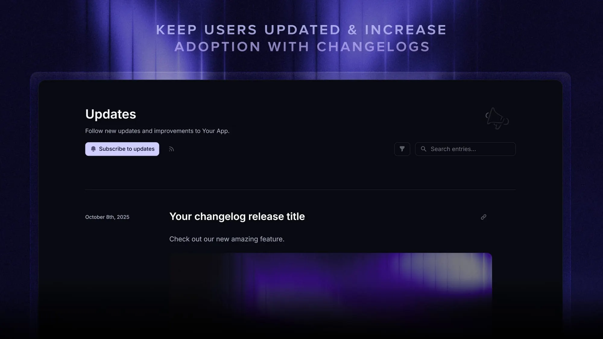 Featurebase's public changelog page.