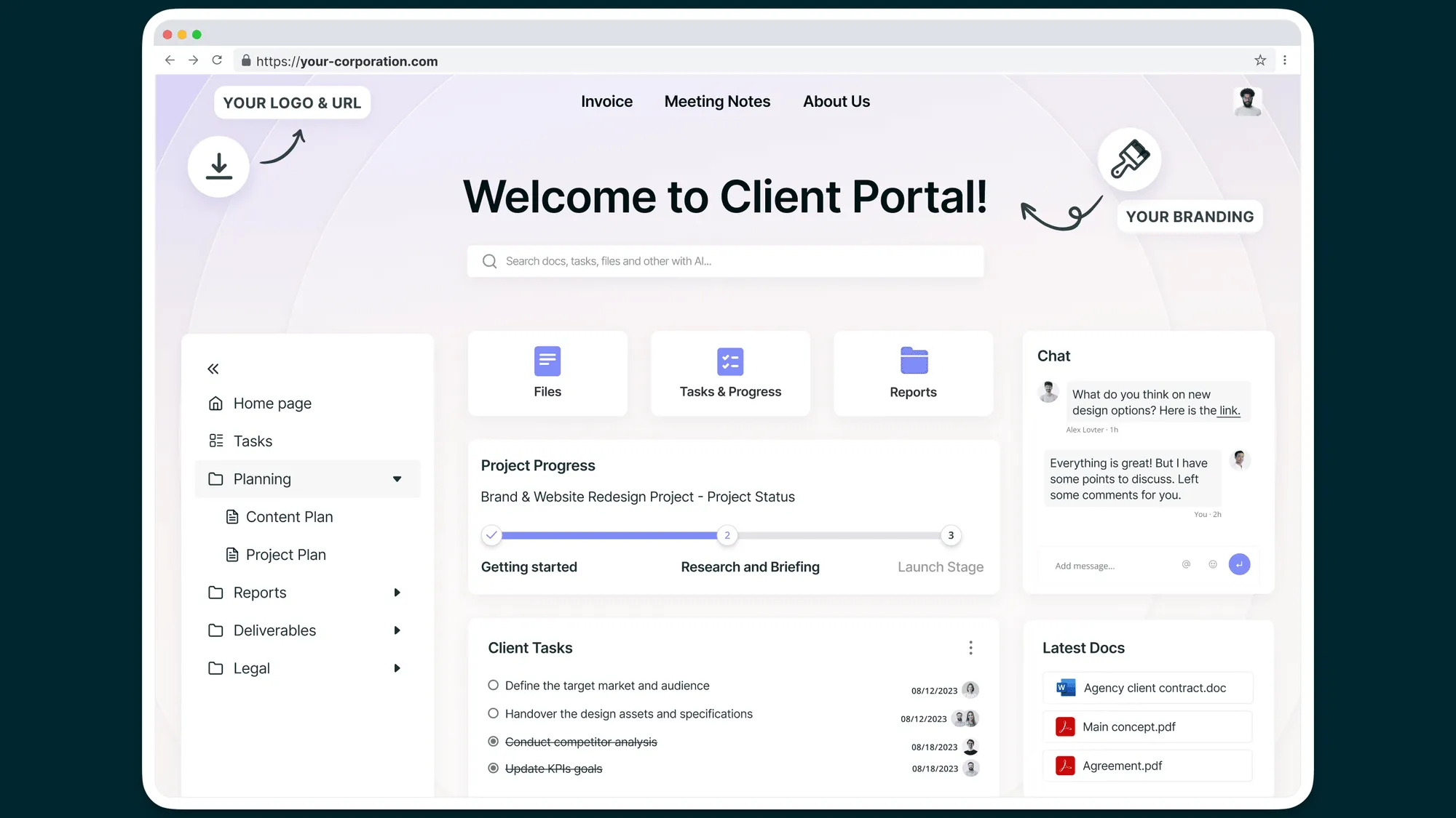 Fusebase customer portal.