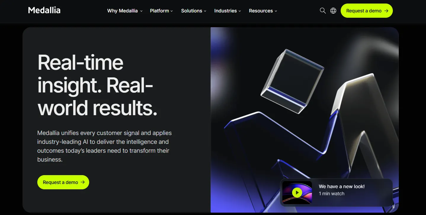 Medallia website