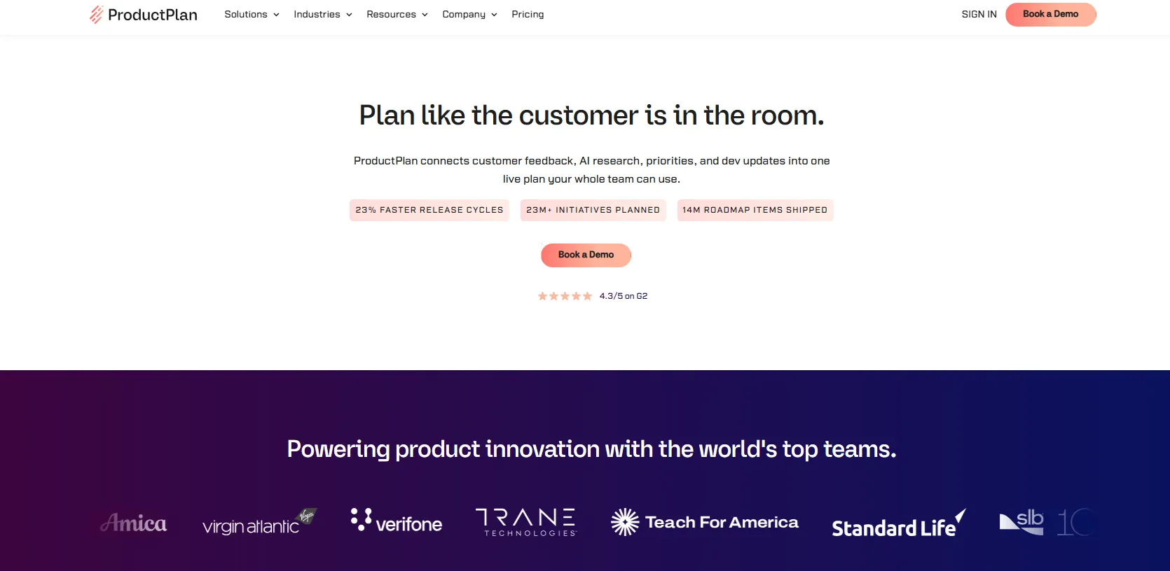 ProductPlan website