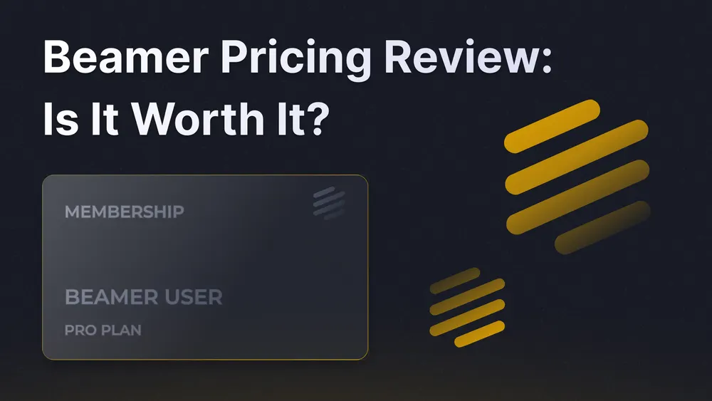 Beamer Pricing 2026 illustration