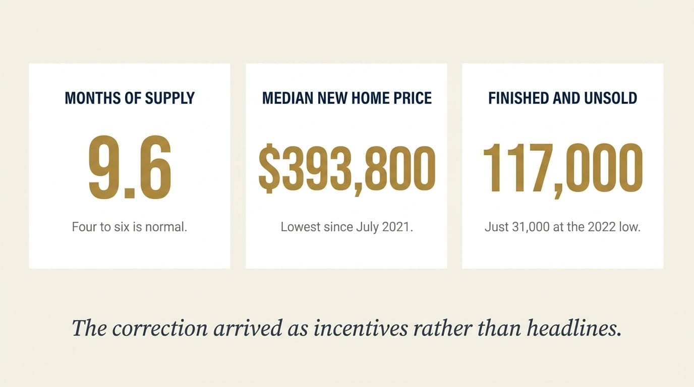 New home glut