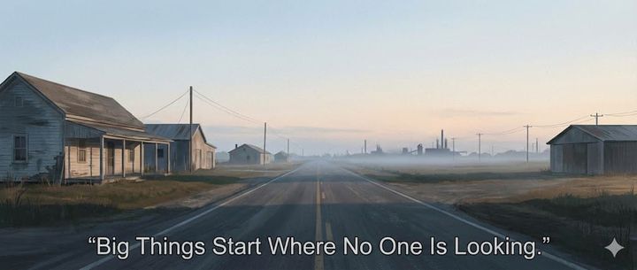 Where Nothing Appears to Be Happening: The Geography of Transformation