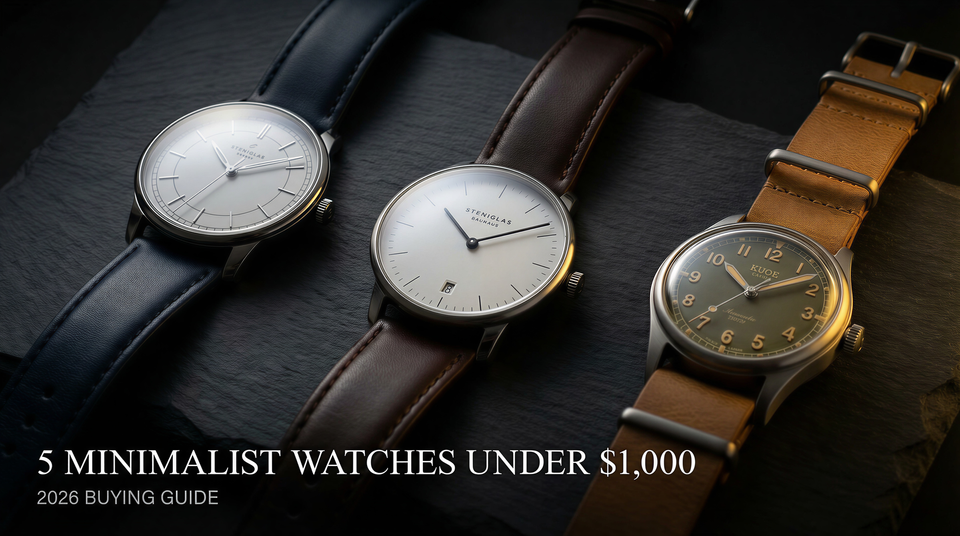 5 Minimalist Microbrand Watches Under $1,000 Worth Buying in 2026
