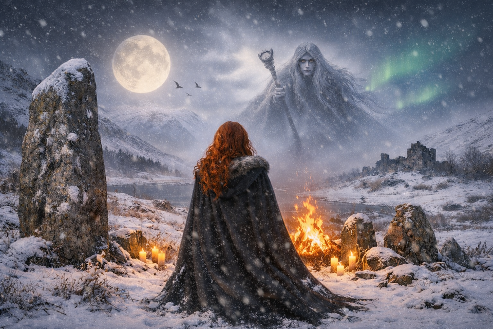 The Winter Solstice & The Cailleach: Keeping Vigil at the Longest Night