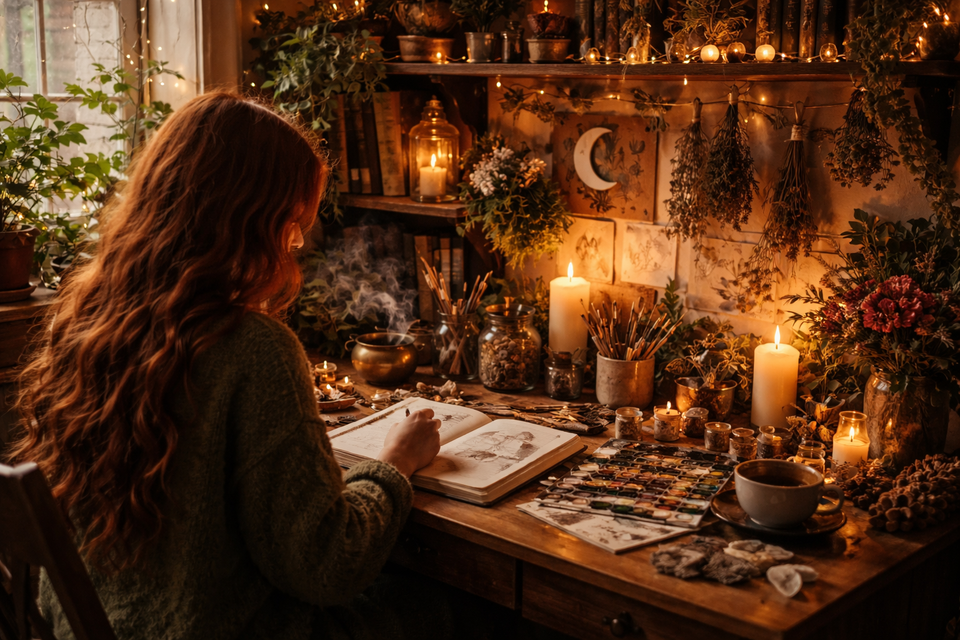 A Sacred Place Where Magic Gathers: A Sanctuary for Creativity, Ritual, and Quiet Becoming