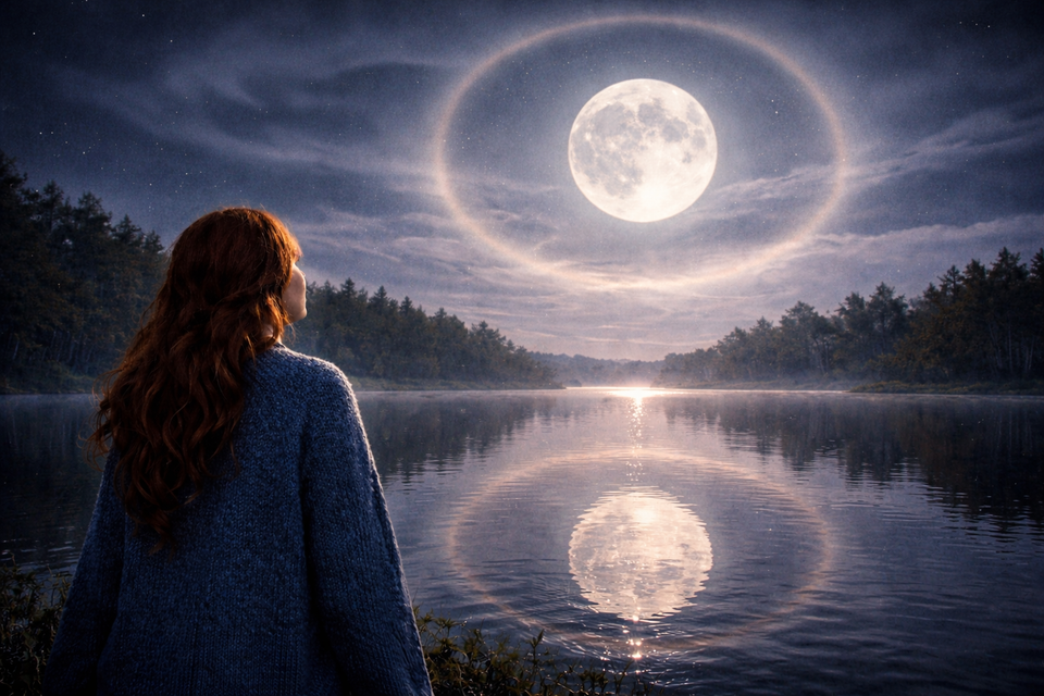 Weather of the Soul Series: When the Moon Wears a Ring