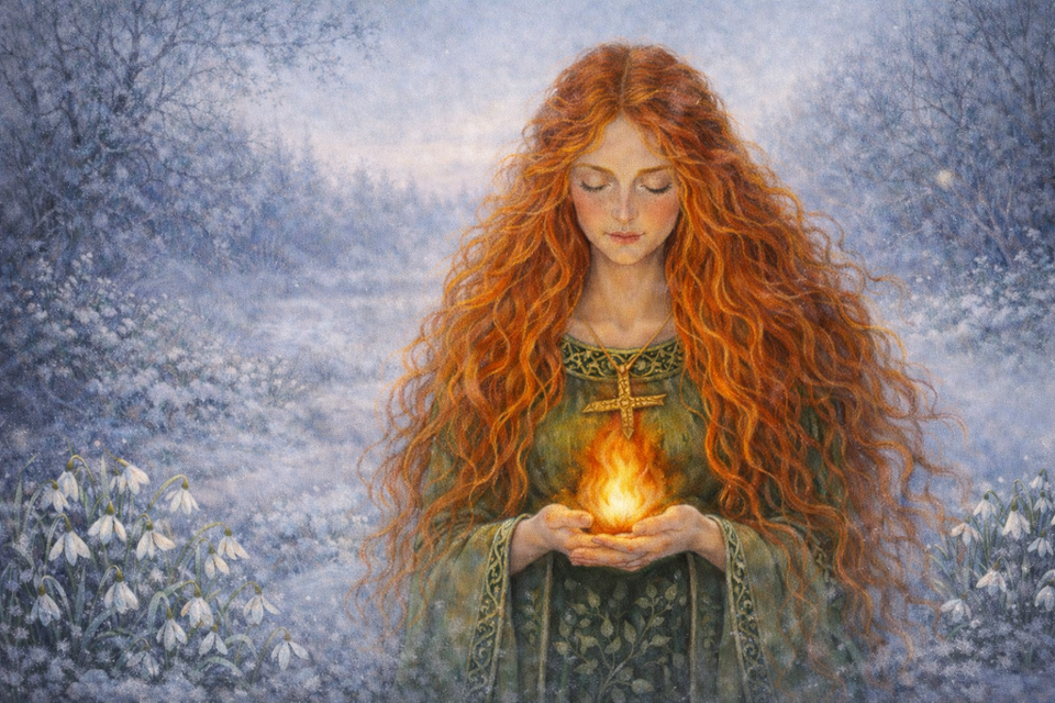 Brigid of the Sacred Flame: Honoring the Goddess Who Writes Through Me