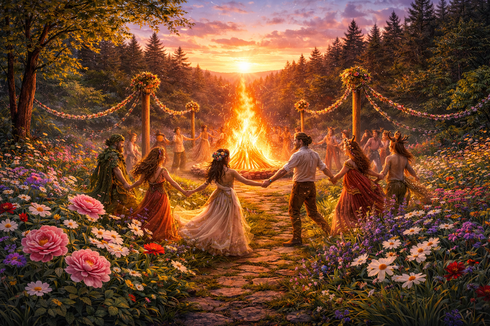Deities of May: The Sacred Fire of Life in Full Bloom