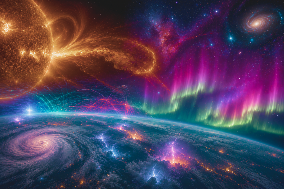 Cosmic Weather and Human Emotion: The Storms We Carry Beneath the Surface