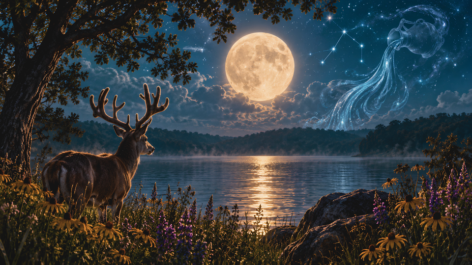 The Buck Moon in Aquarius: A Full Moon of Awakening, Authenticity & New Beginnings
