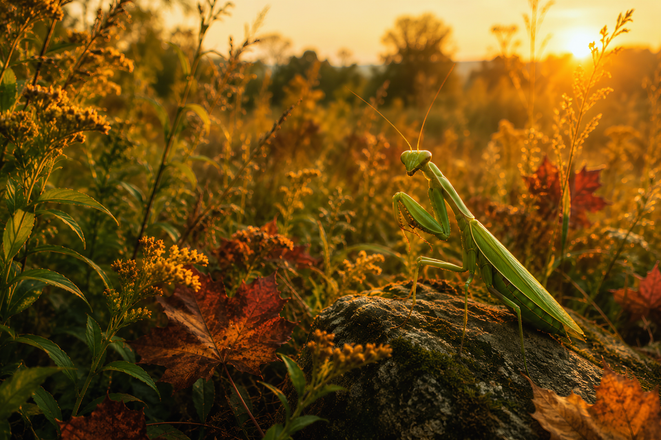 The Animal Messenger Series: The Praying Mantis - Messenger of Stillness and Sacred Timing
