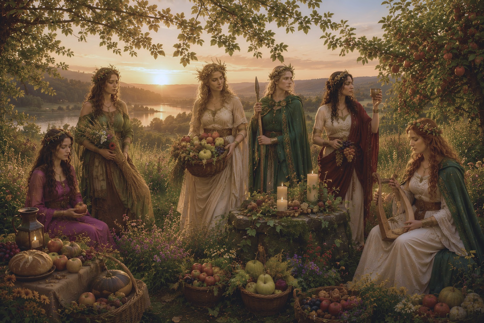 Deities of September: The Sacred Balance of Harvest and Descent
