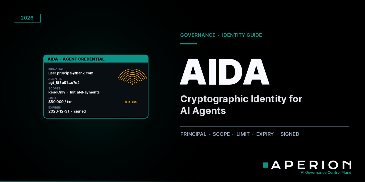 AIDA: How Cryptographic Identity Works for AI Agents