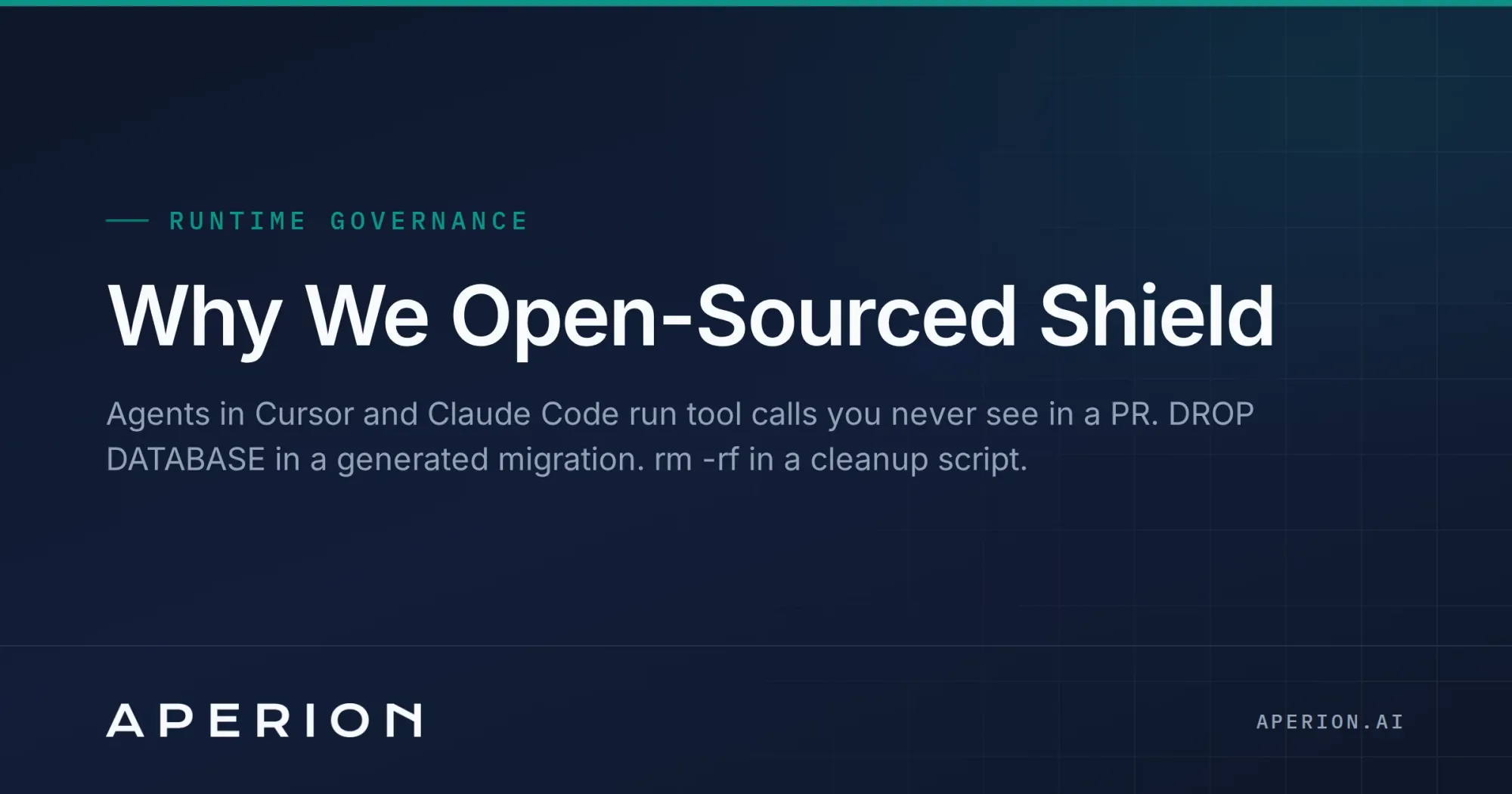 Why We Open-Sourced Shield