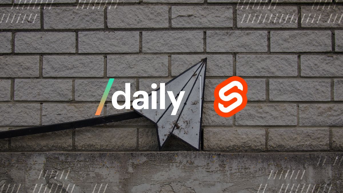 Build a custom text chat sidebar in a Svelte video app with Daily (Part 3)